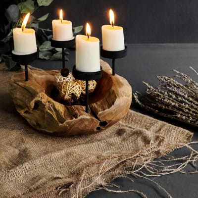 Bowie Candle Holder with 4
