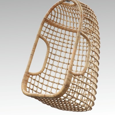 Solange Hanging Chair with Rope and without Cushion