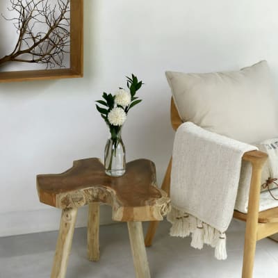 Chania Root Side Table with 3 Legs Natural
