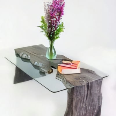 Picasso Coffee Table with Glass