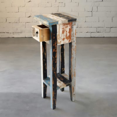 Orkney Pedestal Multicolor Antique