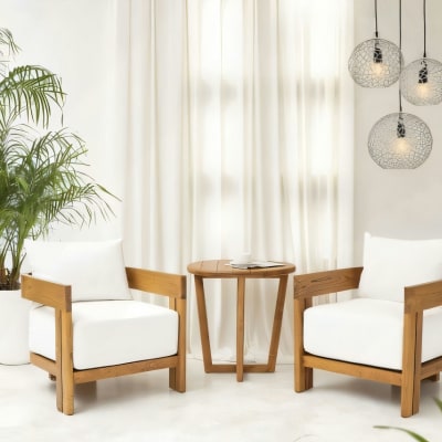 Nagoya Chair with White Cushion