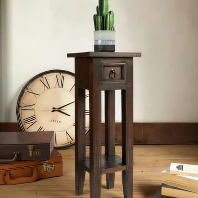 Orkney Pedestal Brown Antique