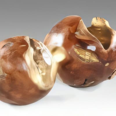 Natural & Gold Balls