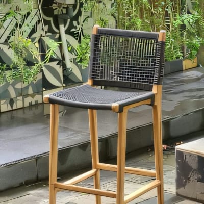 Paris Bar Chair - Black