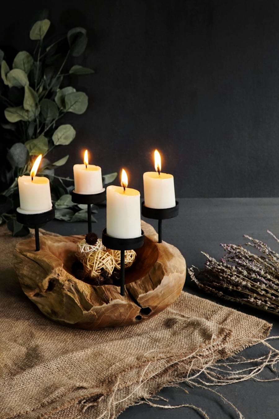 Bowie Candle Holder with 4