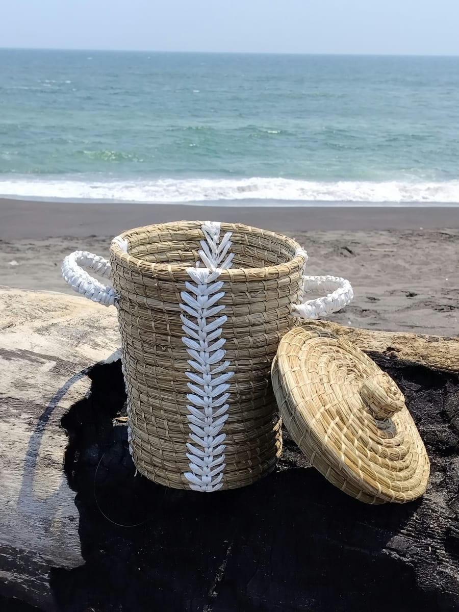 Berta Round Basket with Lid