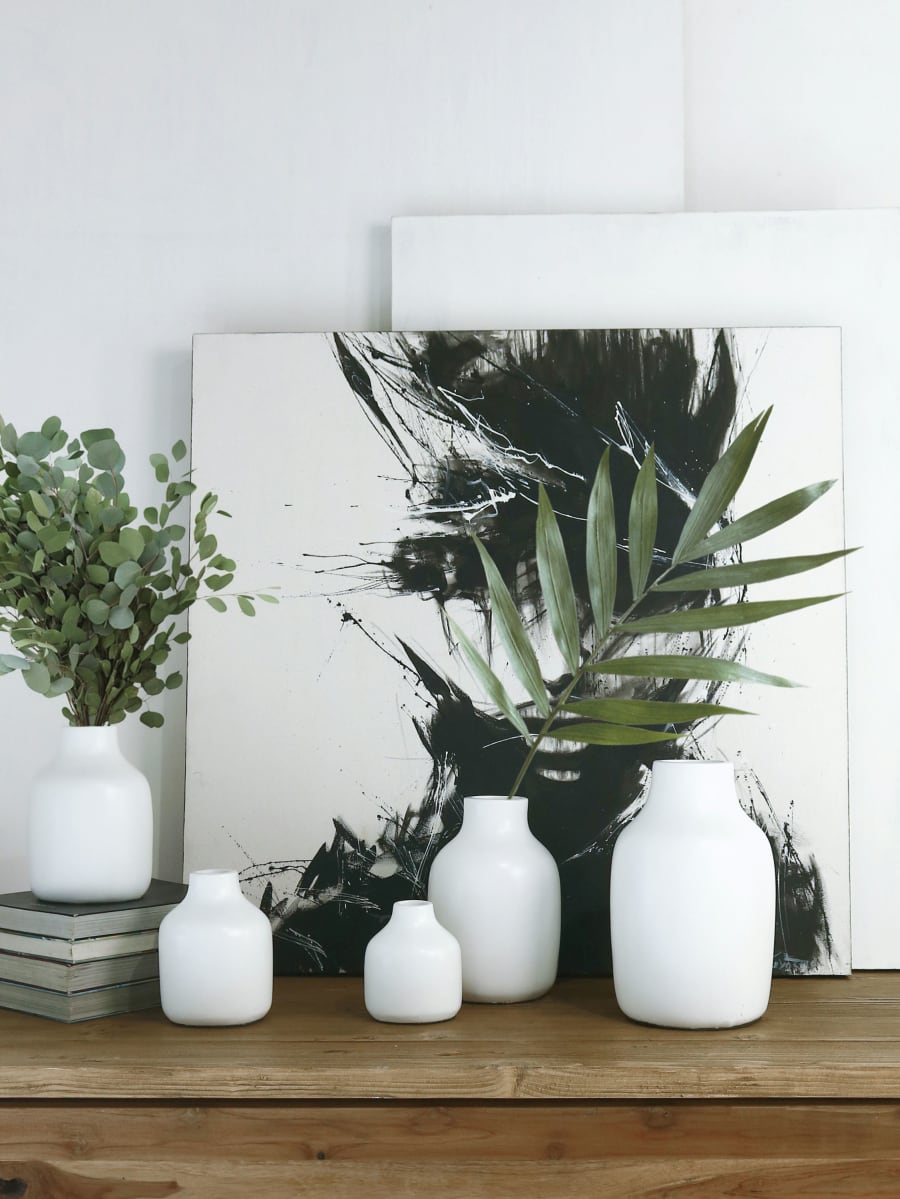 Bijela Vase Set of 5
