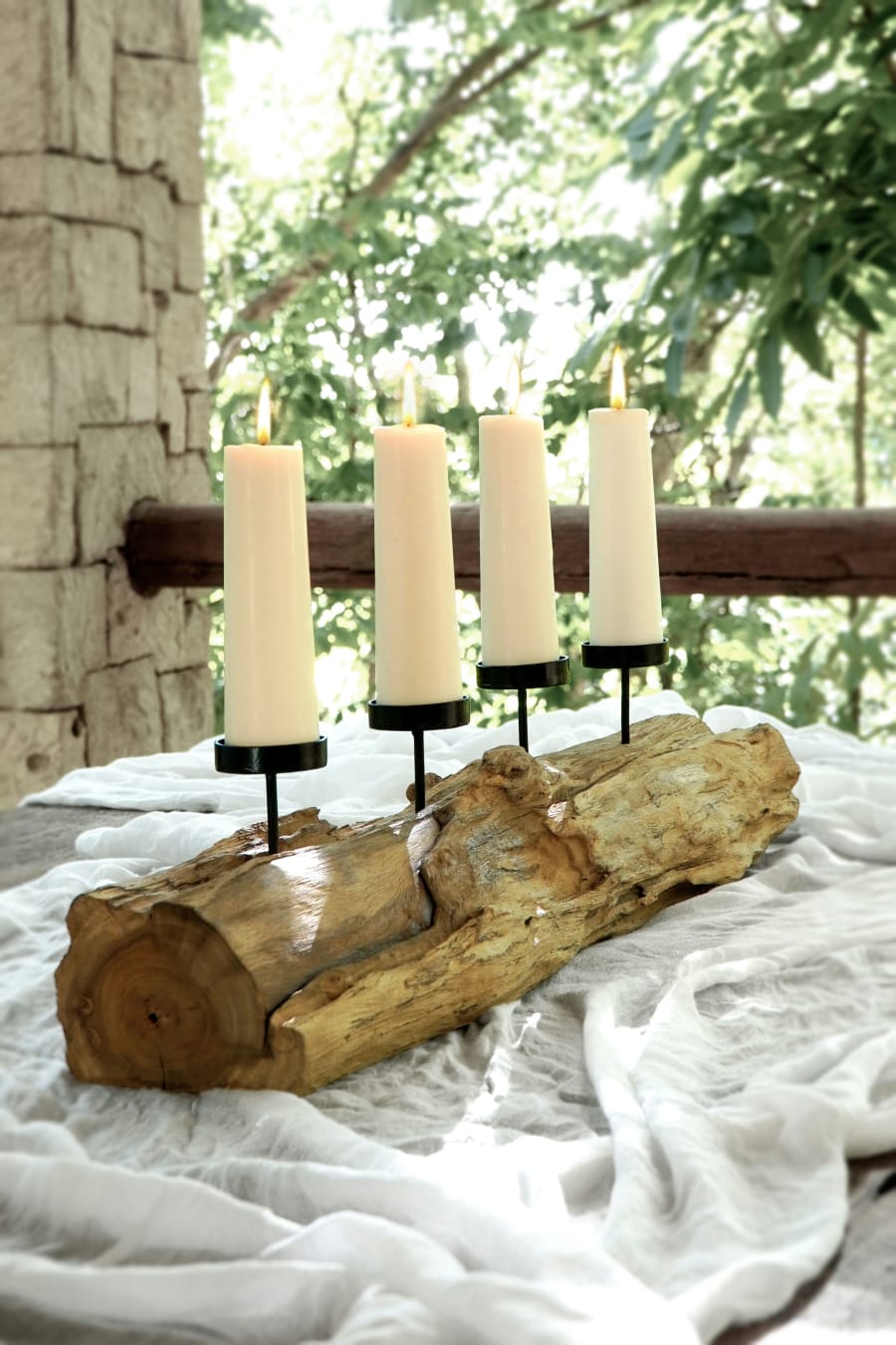 Hazel Candle Holder with 4