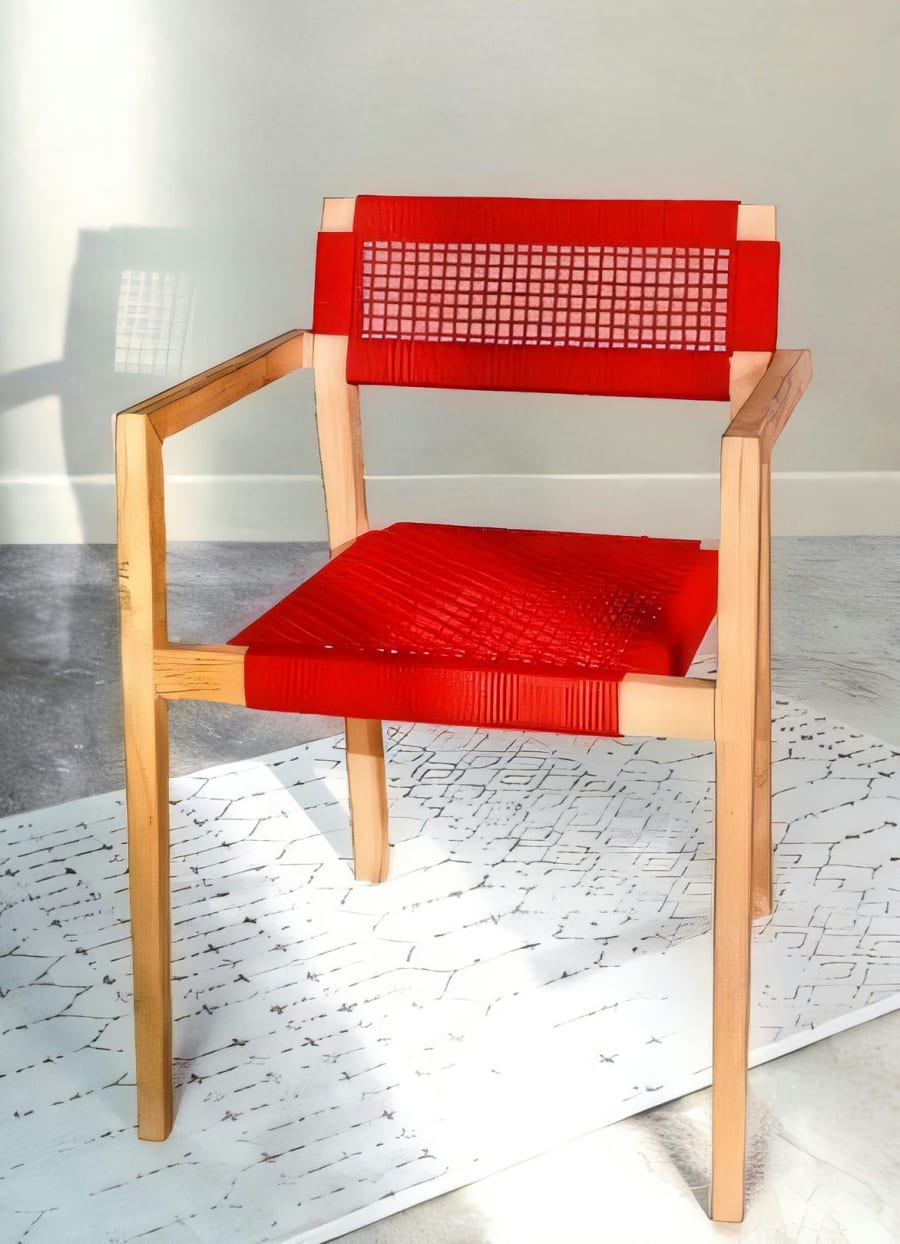 Charlotte Armchair Red