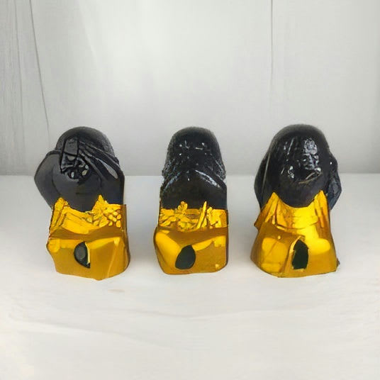 Shaolin Small Set 3 - Glossy Gold