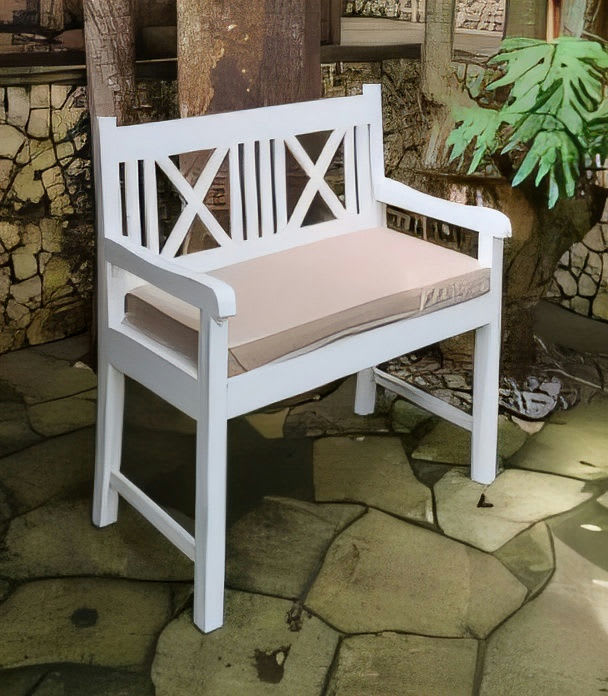 Crisscross Bench 2 Seaters without Cushion