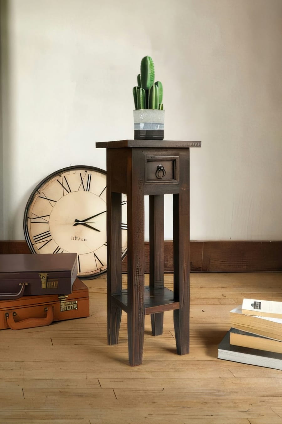 Orkney Pedestal Brown Antique