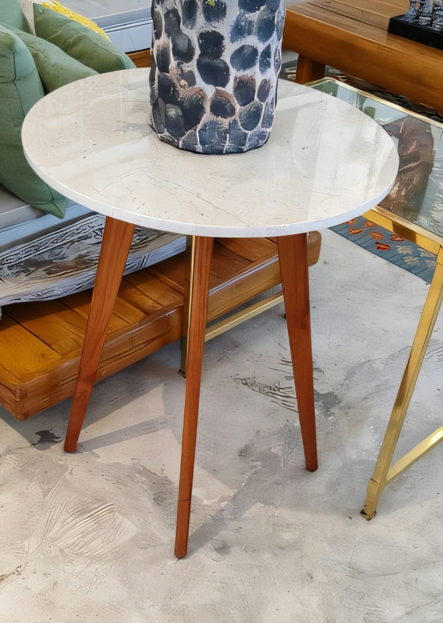 White Marble Table