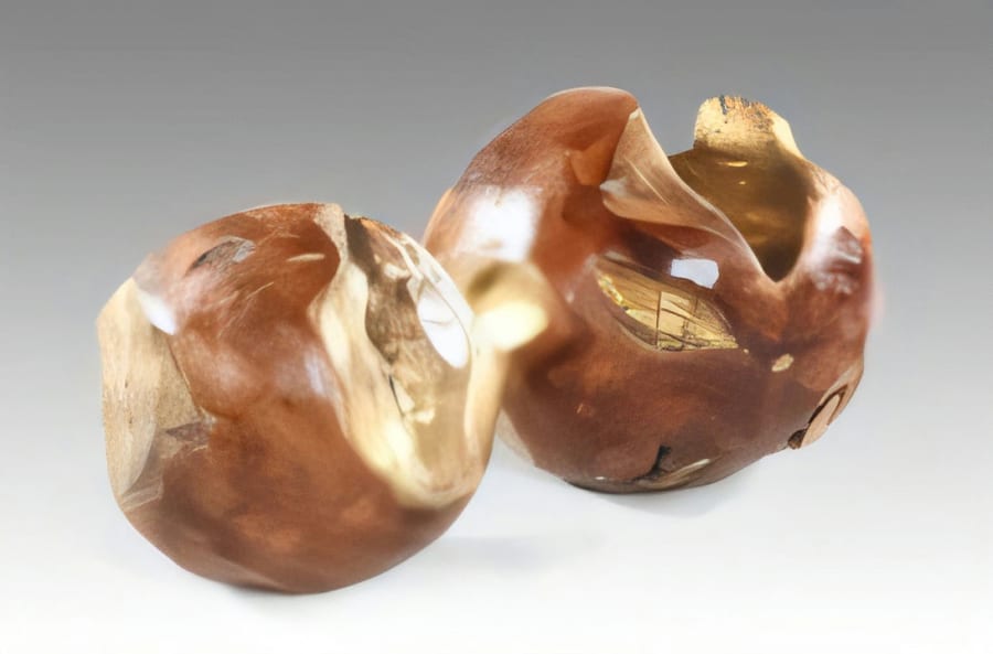 Natural & Gold Balls