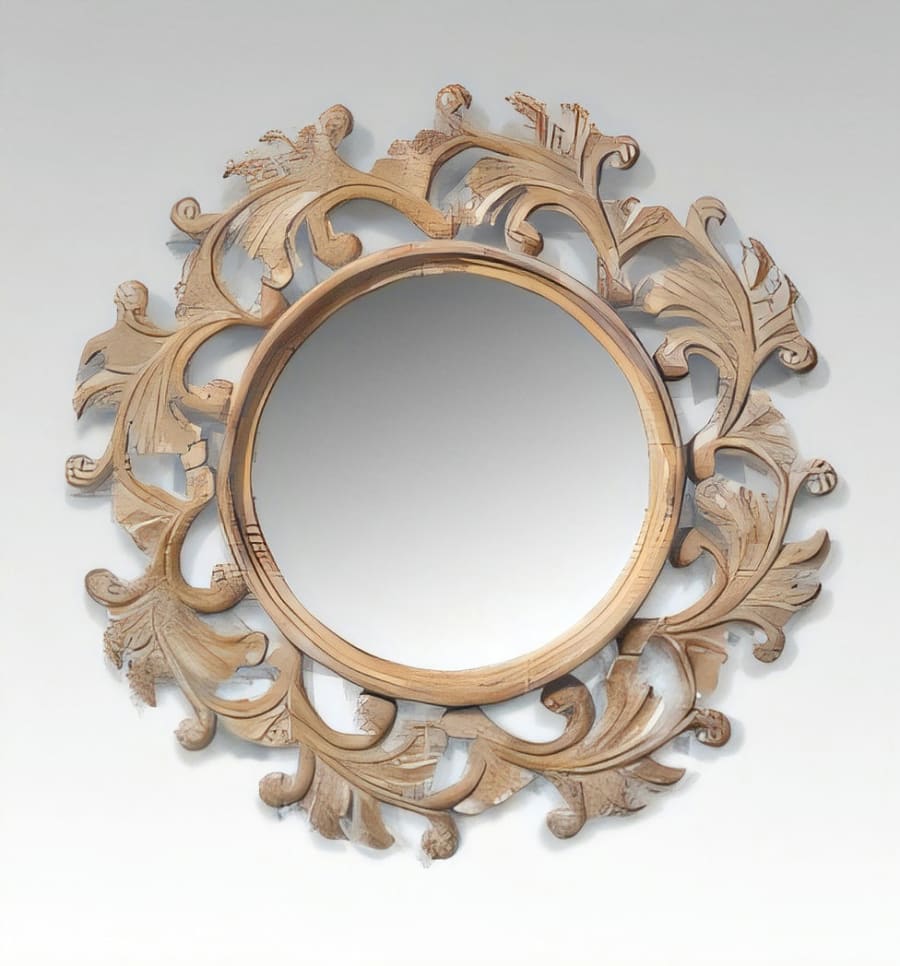 Kalimantan Carving Mirror