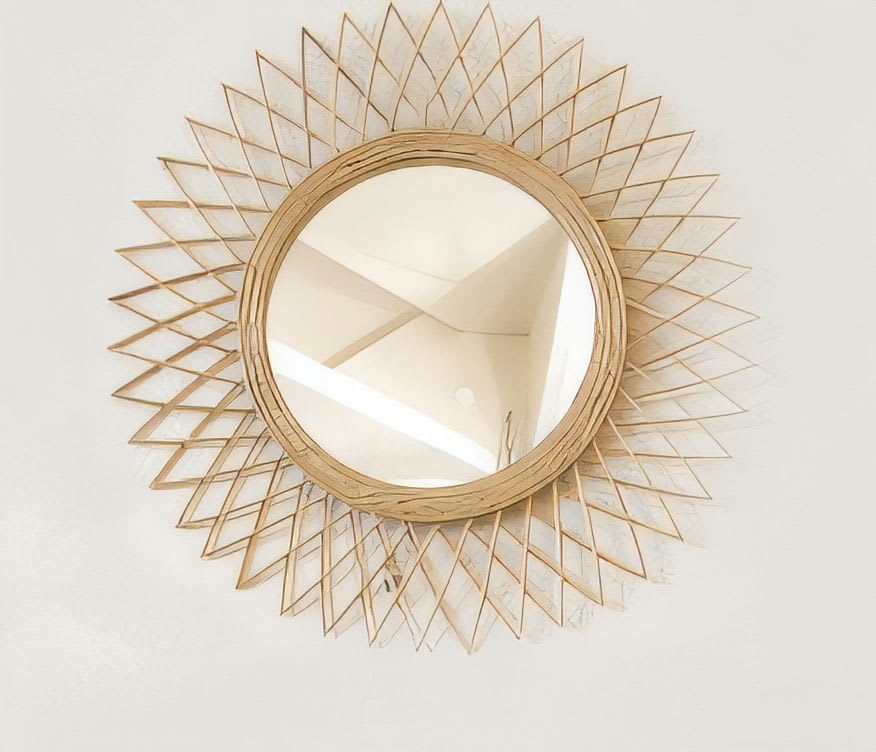 Sun Leaf Mirror
