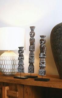 ASMAT DECO SET OF 3