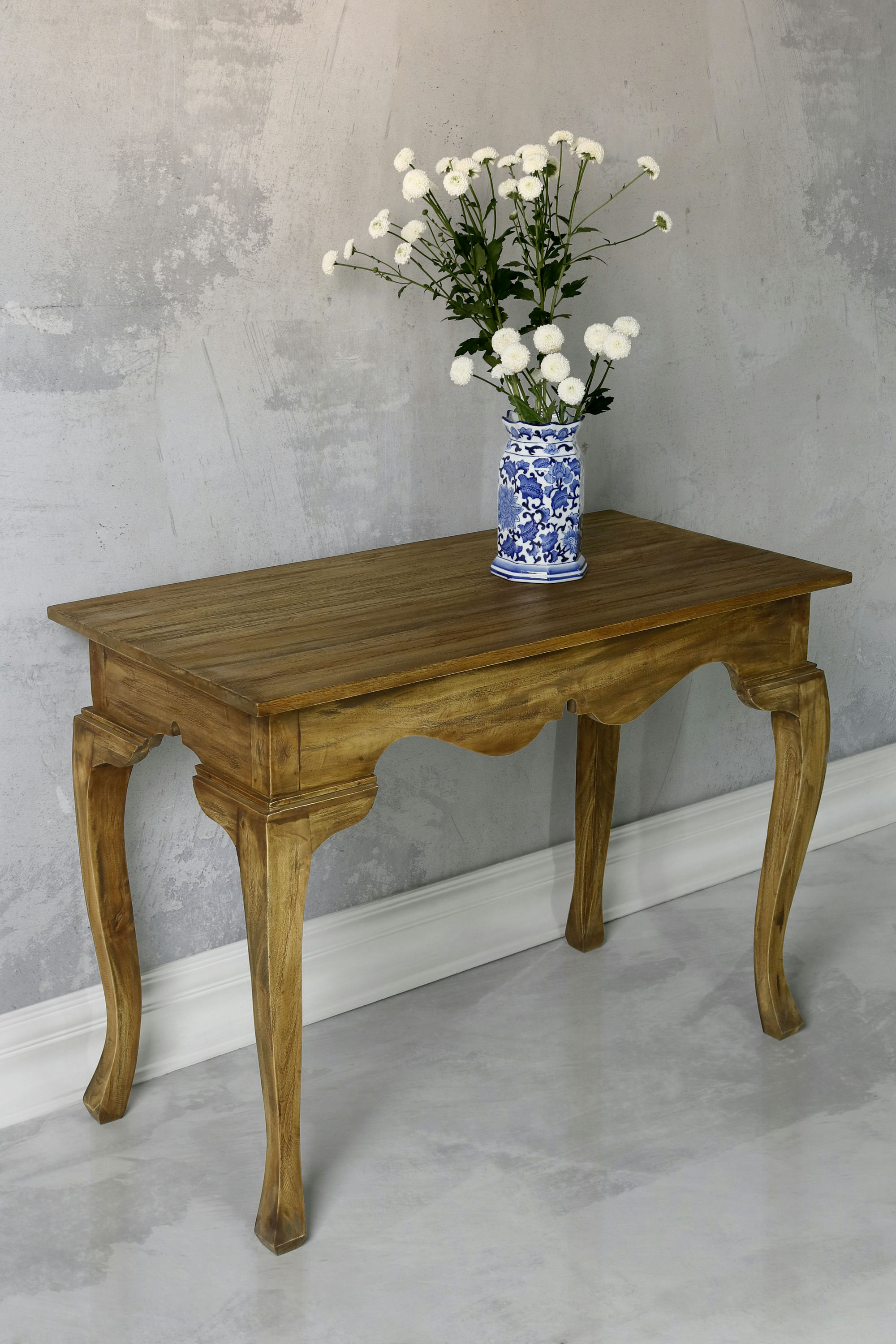 JENNY CONSOLE TABLE CARVED