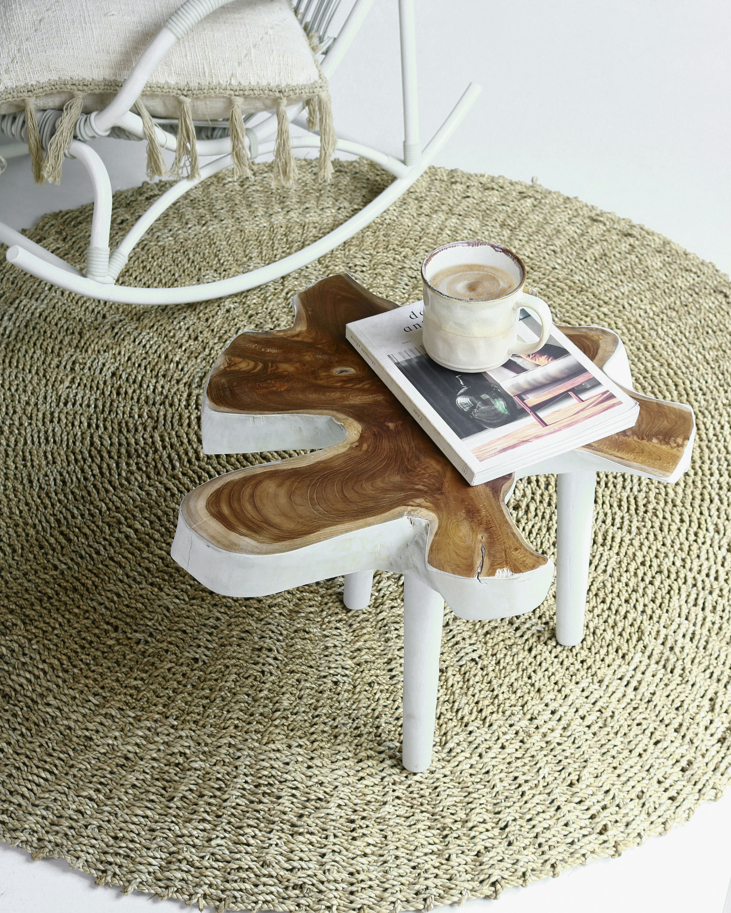 CHANIA ROOT SIDE TABLE WITH 3 LEGS