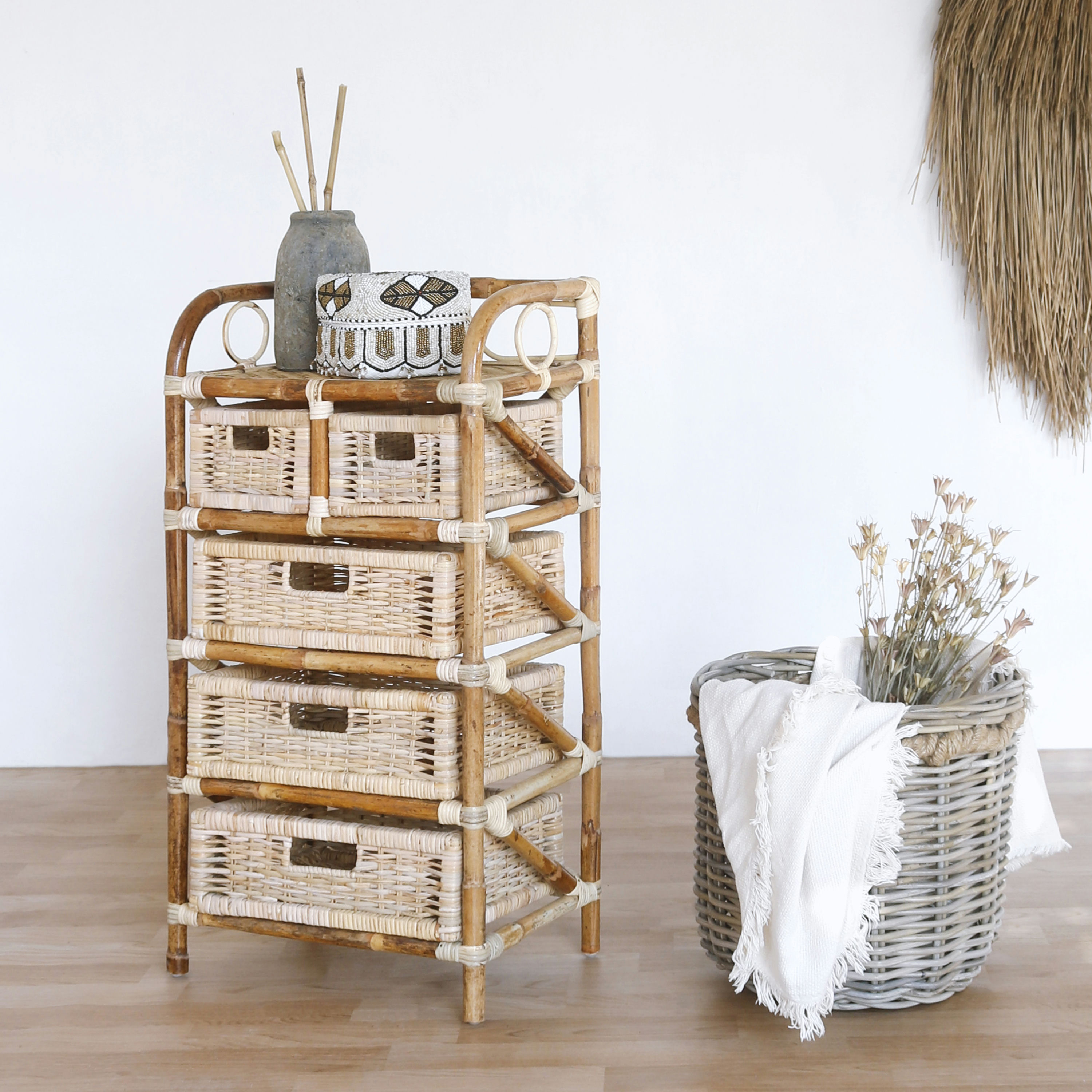 ZORRO RACK WITH 3+2 DRAWERS