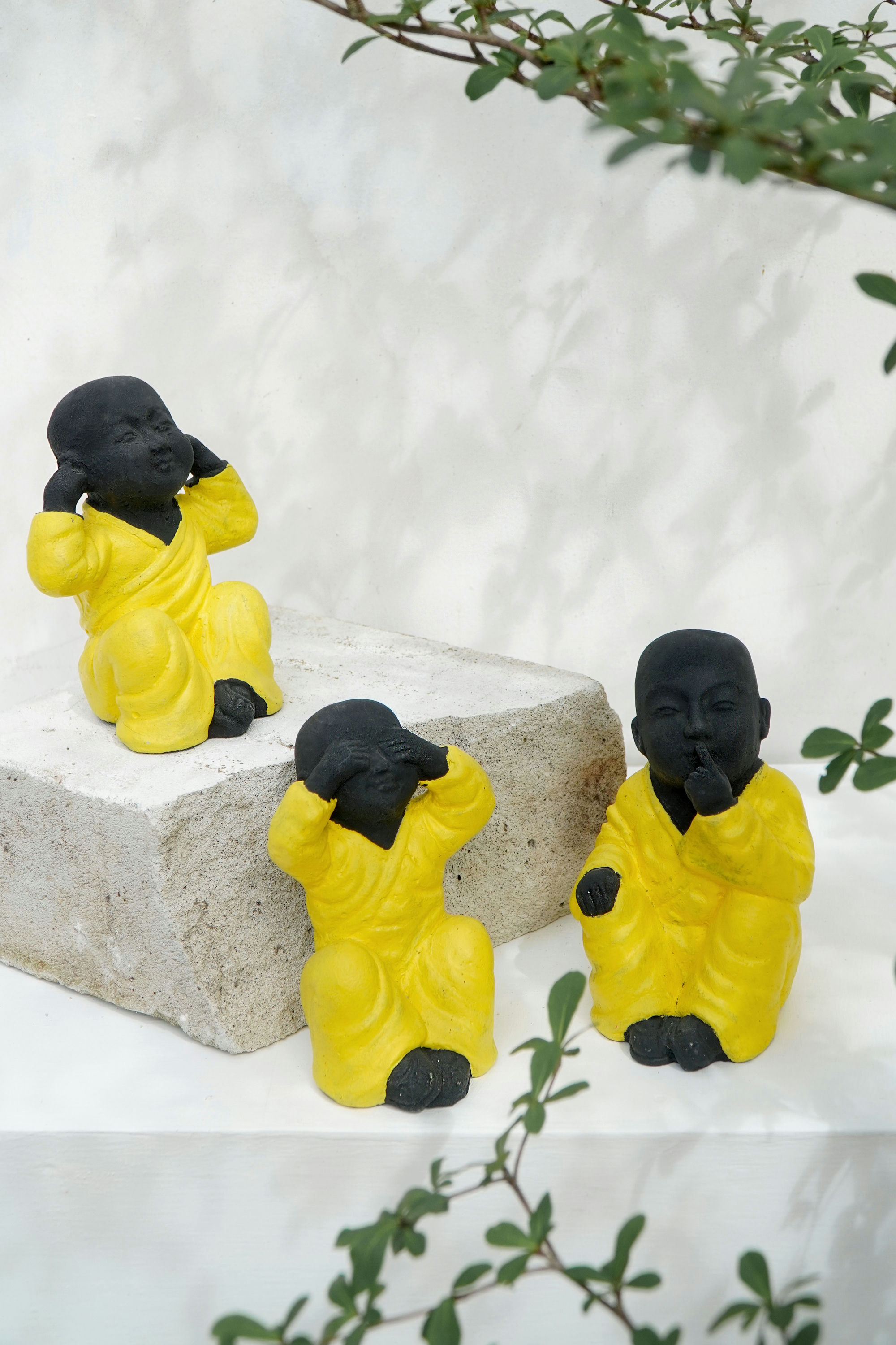 LITTLE MONK SET OF THREE