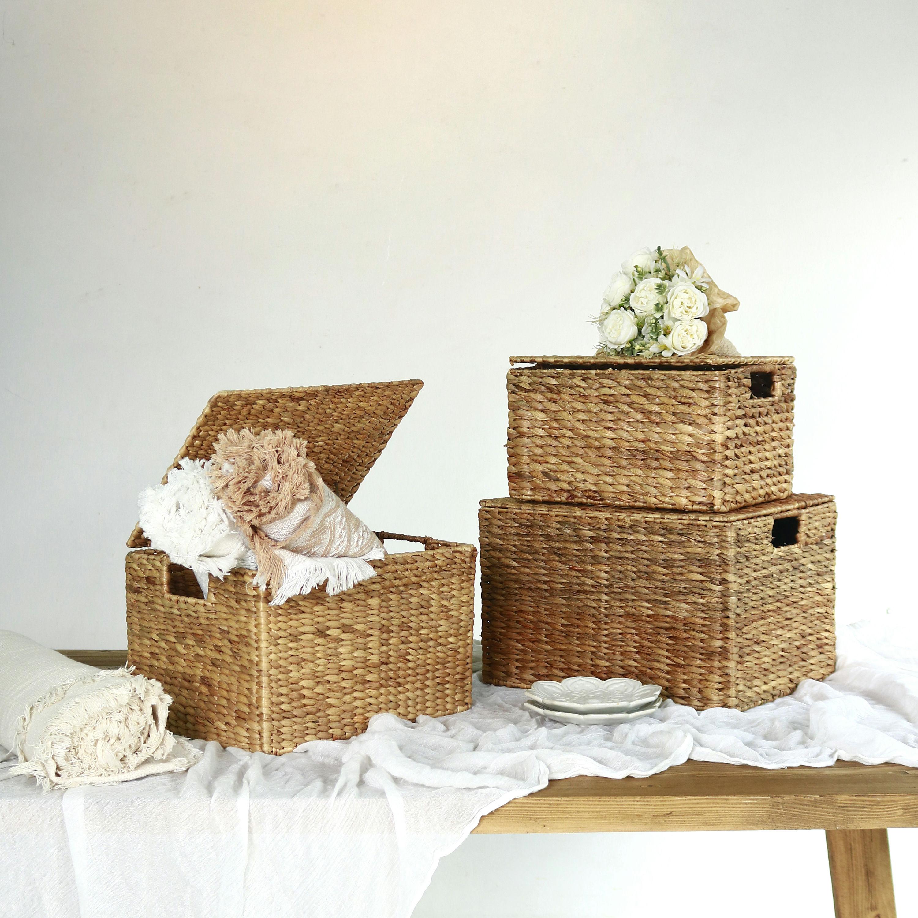 KARTIKA RECTAGULAR BASKET SET 3